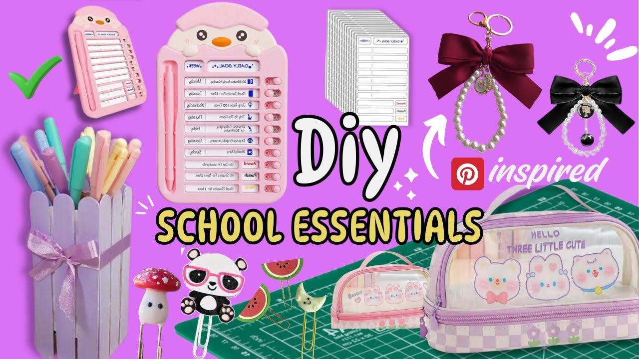 Unbelievable school essentials | 5 DIY hacks for Genius student! Ideas ...