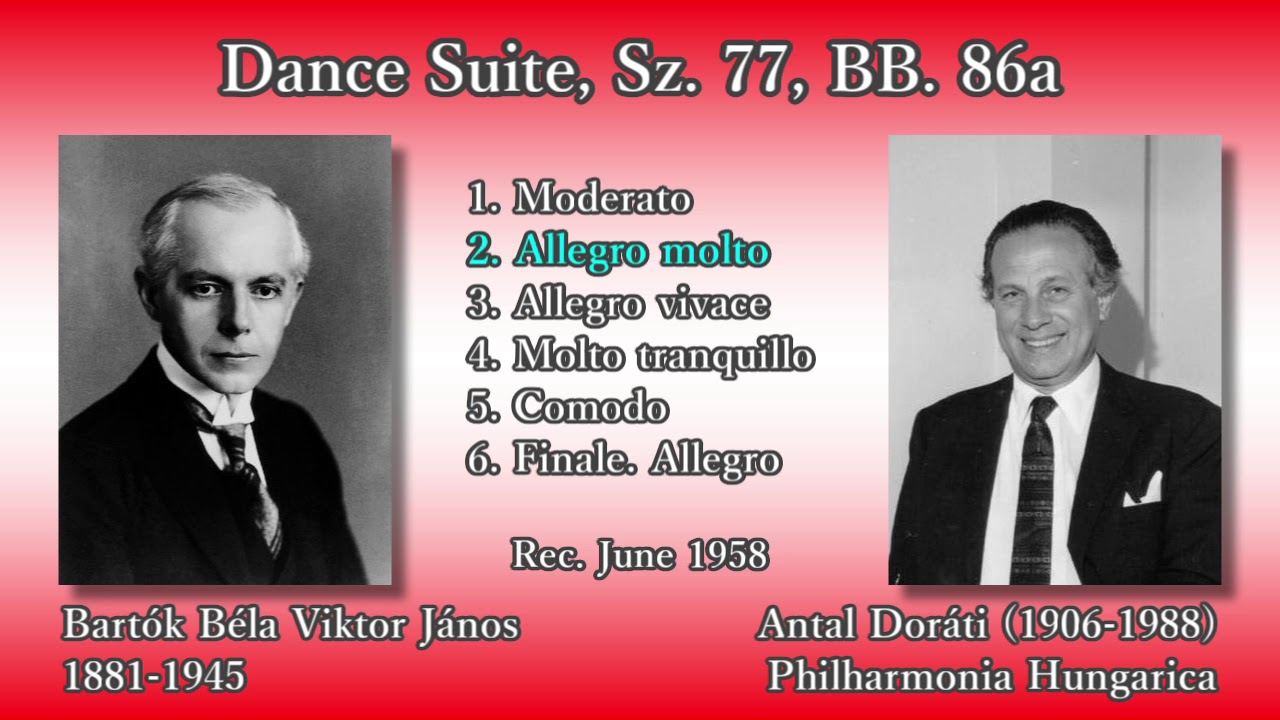 Bartók: Dance Suite, Doráti & Philharmonia Hungarica (1958