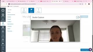 How to Submit a Canvas Studio Video in an Assignment
