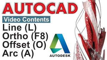Autocad training in urdu II hindi II Class 2 step by step II line II ortho II offset II arc