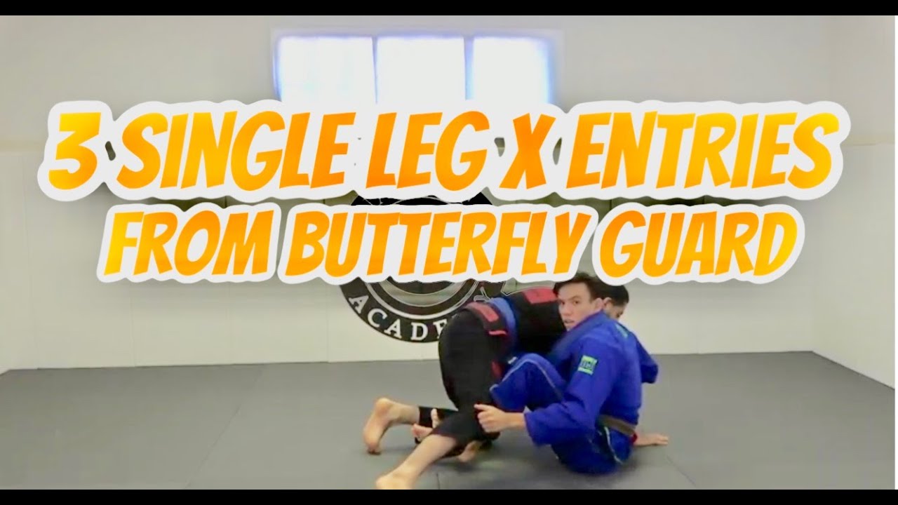 3 Single Leg X Entries From Butterfly Guard YouTube