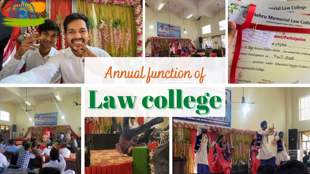 Law College Hanumangarh Annual function village vlogger YouTube