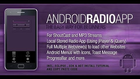 Android Studio Tutorial - How To create audio music player app for Android