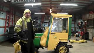 John Deere 317 with Cab