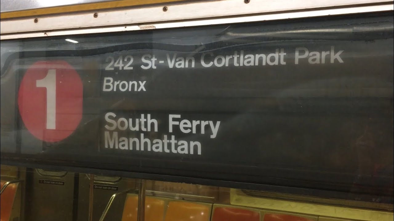 IRT Bway-7th Ave Line: R62A (1) Local Train Ride from South Ferry to Van Cortlandt Park-242nd Street