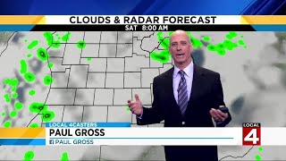 Local 4Casters: Cooler Saturday, with possible pop-ups