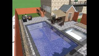 14x28 rectangle pool and royal spa silverpools.com