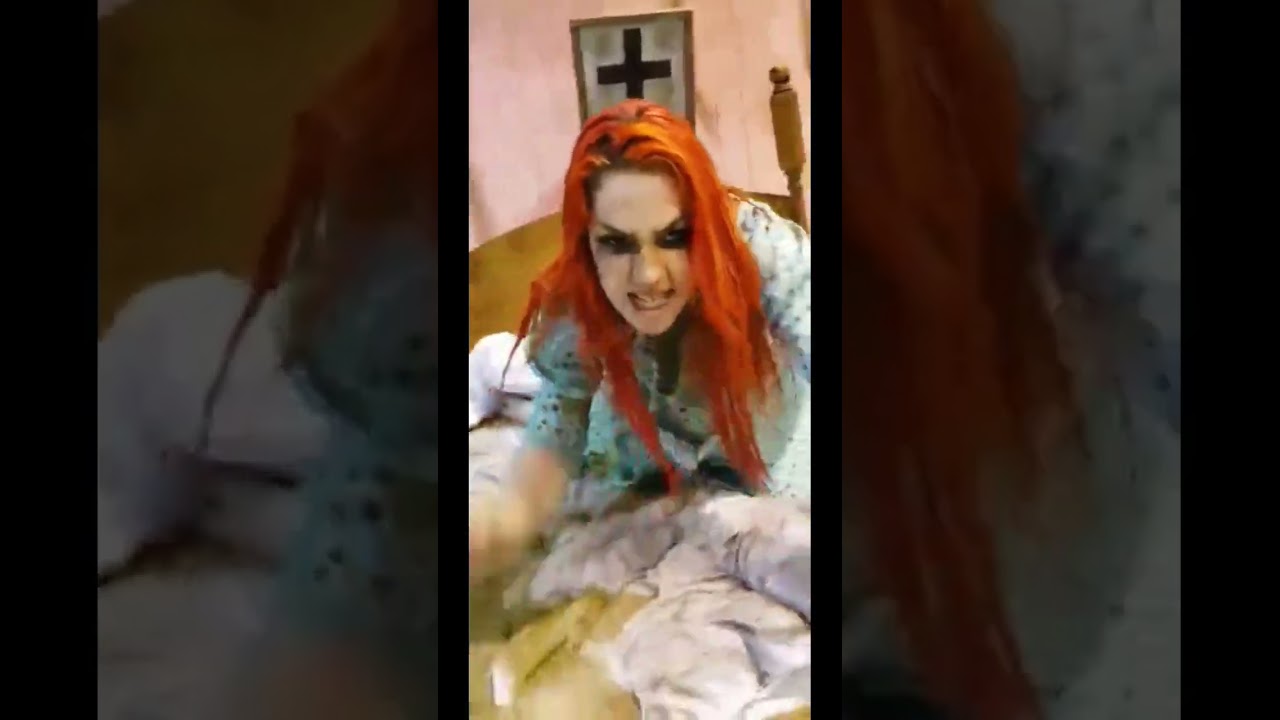 The Creepiest Possessed Girl!  Must see! 😱  #shorts
