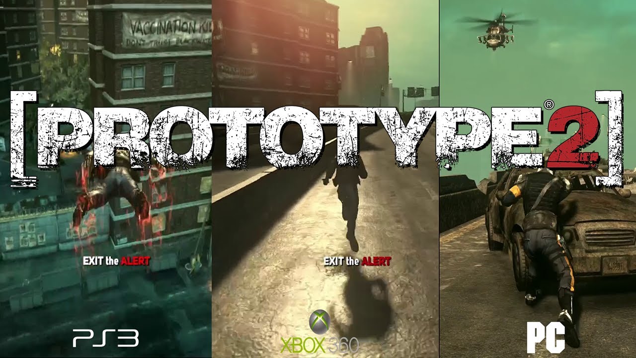 Prototype 2 - PS3 vs Xbox 360 vs PC - YouTube