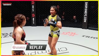 Denice Zamboanga Philippines Vs Mei Yamaguchi Japan - Mma Highlights Hd