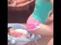 Baby Enjoy Mama Dance In home 