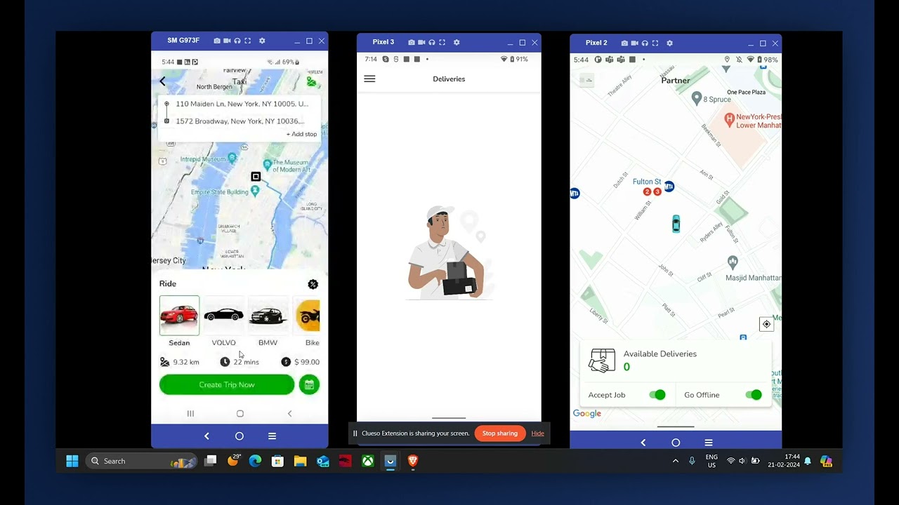 App Flow - Taxi Order