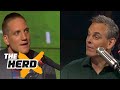 A.J. Hawk defends Aaron Rodgers' leadership to Colin Cowherd | THE HERD
