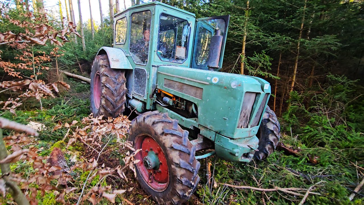 Schlüter 650 V der Forstspezialist mit Integrierter Seilwinde | Perfekter Waldarbeiter mit Bj. 1968