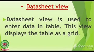 Starting acess&creating database|Class 7|Computer|Holy Heart Schools