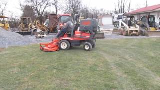 2004 Kubota F3060 4x4 Front Cut Mower w/ Grass-Leaf Collection System!