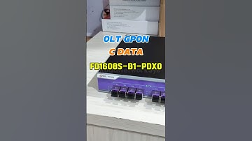 OLT INDOOR CDATA FD1608S B1 PDX0 #olt #fiberoptics #networkengineers #server #shorts