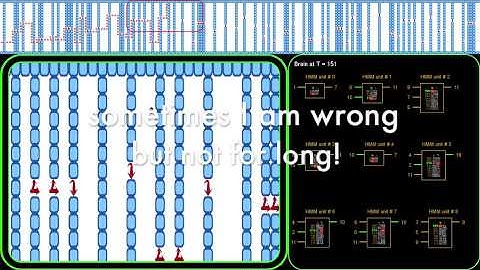 Evolving complex brains - late generation