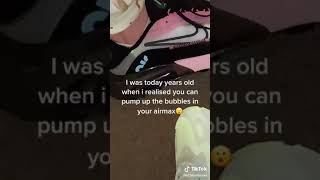 you can pump  the bubble in your Nike Air Max