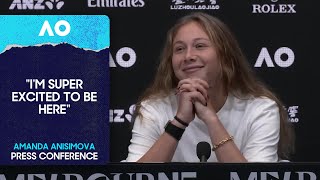 Amanda Anisimova Press Conference  Australian Open 2026 Preevent