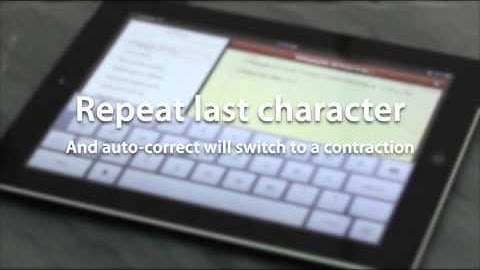 Using the iPad Onscreen Keyboard