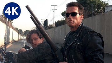 TERMINATOR 2: Truck-chase Scene 4K 60fps
