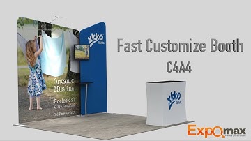 Easy to set up modular trade show booth displays solution EXPOMAX