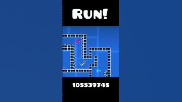Geometry Dash: Escape the EVIL CUBE #shorts