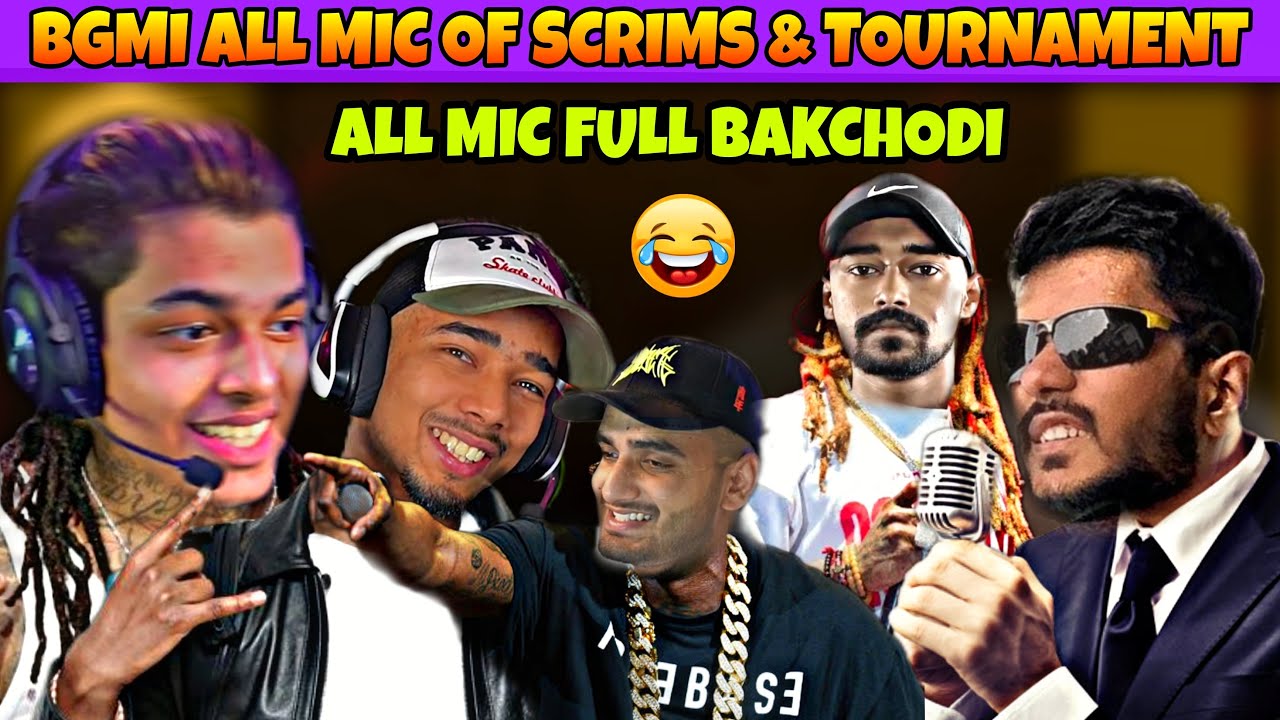 All Mic Of Bgmi Scrims & Tournament😂 | Toxic & Funny Moments | Ft.Scout Jonathan Mavi Neyoo Mortal