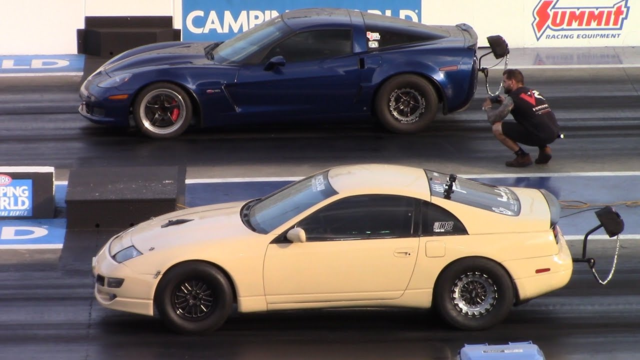 Two Of Chevrolet's Best Sports Cars Take On A JDM Legend At The 1 