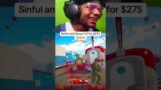 Sinful vs Saxzu 1v1 for $300😂 #warzone #warzonefunnyclips #gaming