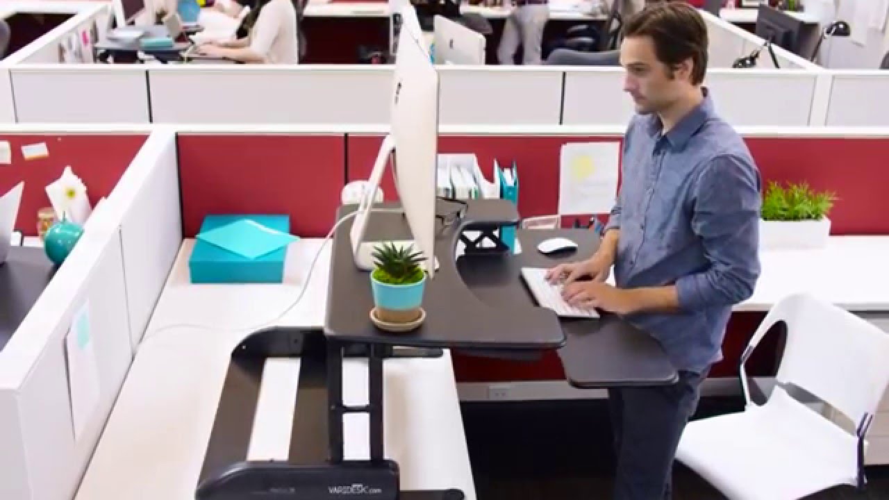 adjustable standing desk office ergonomic adjustable standing desk varidesk pro plus 36 desks youtube adjustable standing desk office ergonomic adjustable standing desk varidesk pro plus 36 desks youtube
