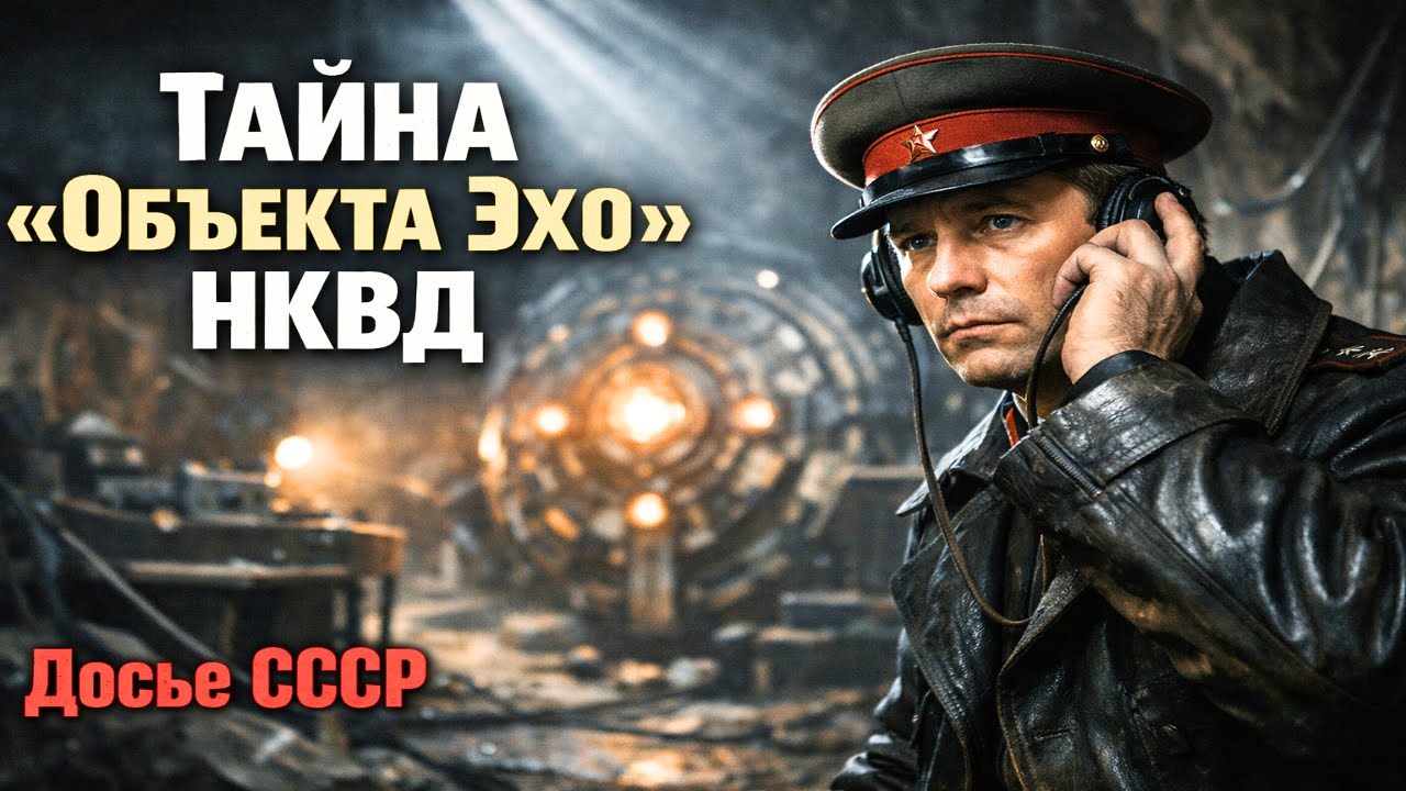 МЕРТВЕЦ ЗАГОВОРИЛ СПУСТЯ МИЛЛИОН ЛЕТ! Тайна «Объекта Эхо» НКВД.
