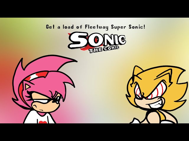 NettoRb - Fleetway Super Sonic - Sonic Fleetway comics