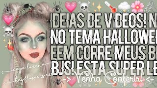 "✎☠⭟Ideias de videos! tema Halloween . . .♡ (Hey flowers ees!) screenshot 4