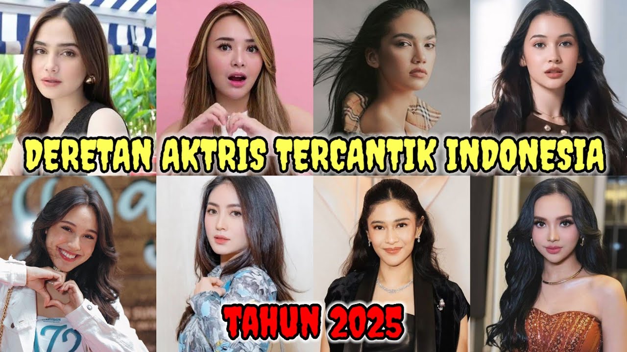 25 Aktris Tercantik Indonesia tahun 2025