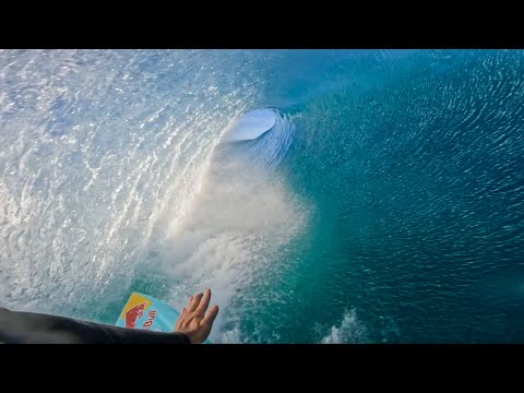 HUGE SWELL MADE THIS PSYCHO SANBAR! (RAW POV CLIPS)