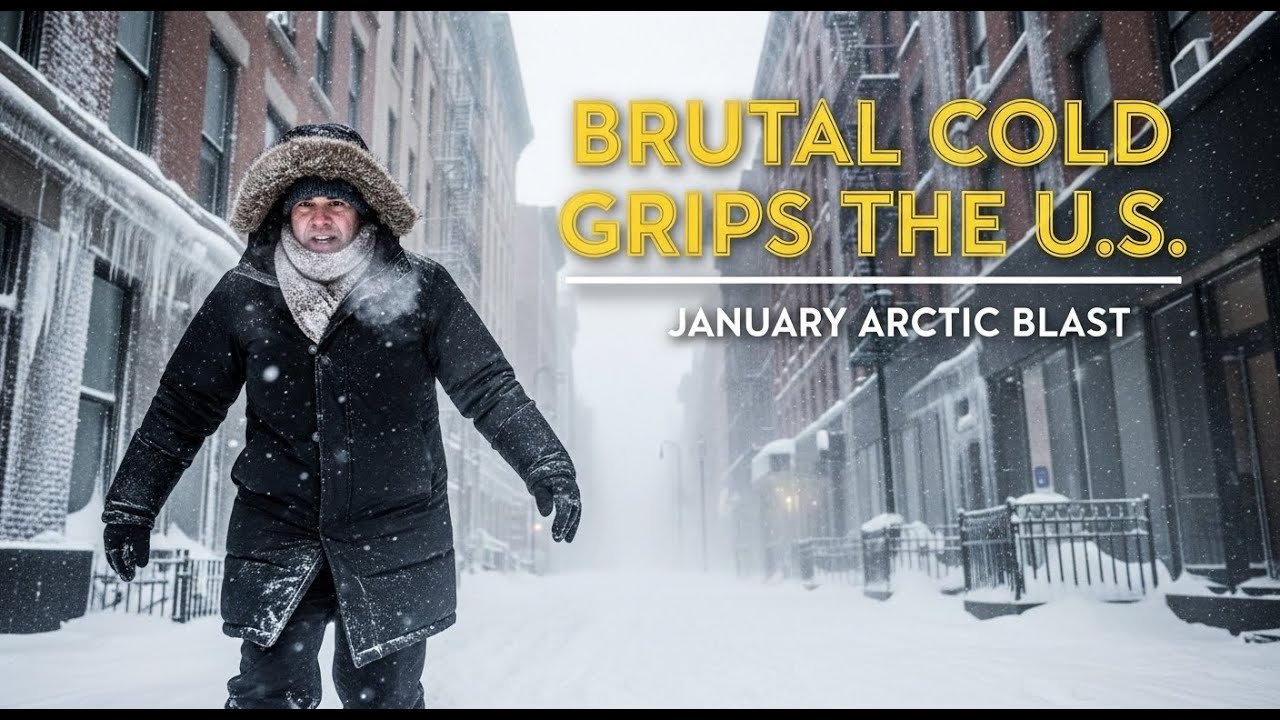 Arctic Blast Midwest to South Frozen in Time - YouTube
