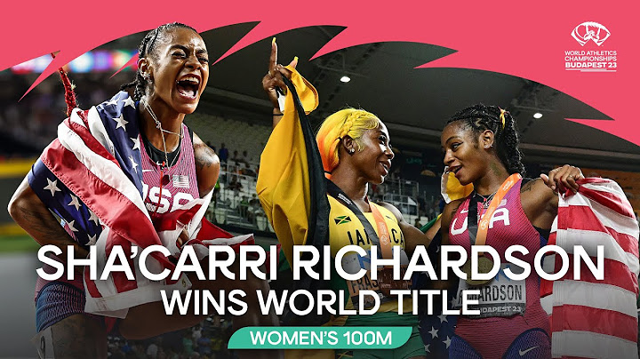 Sha'Carri Richardson blazes to 100m gold 🔥  | World Athletics Championships Budapest 23