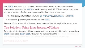 Solving SQL Errors: How to Properly Concatenate Query Results Using Joins