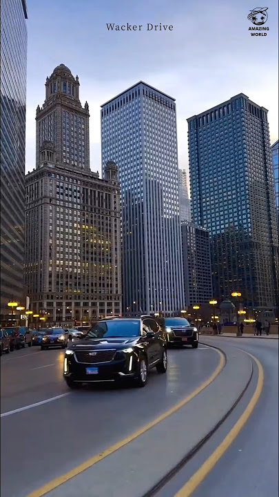 Pemandangan Jalan Kota Chicago 2025 | Perjalanan Perkotaan yang Menakjubkan dalam 4K. #chicago #shorts