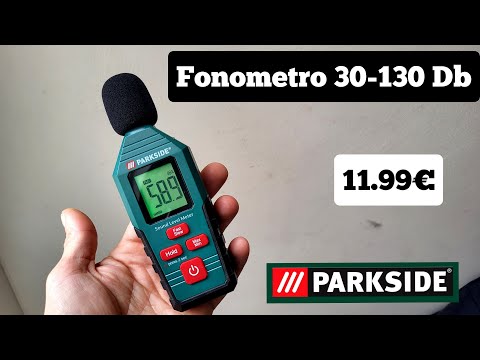 FONOMETRO PARKSIDE PDEME LEVEL SOUND 11,99 | EURO 30-130 - | DECIBEL LIDL DECIBELIMETRO YouTube 130 A1 | 