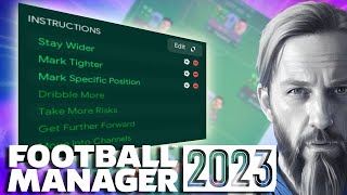 PLAYER INSTRUCTION 101 in FM23 | Football Manager 2023