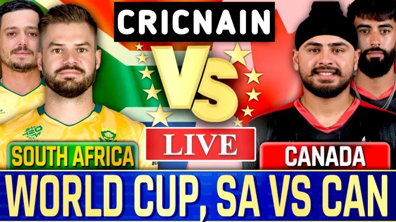 Live: South Africa vs Canada T20 World Cup | Live Cricket Match Today | ENG vs NEP Live | Cric Nain