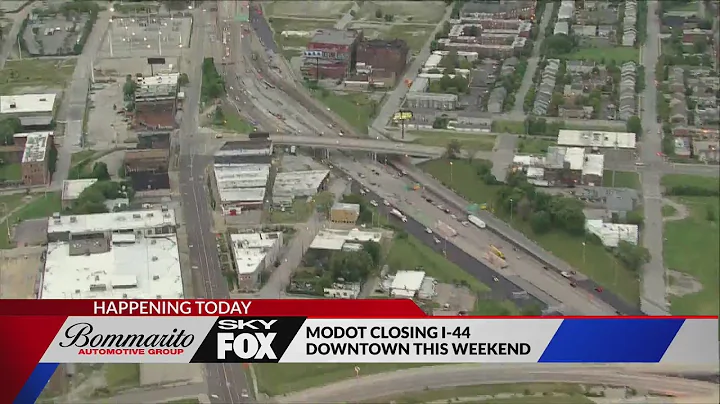 Detour routes for Downtown I-44 weekend closures