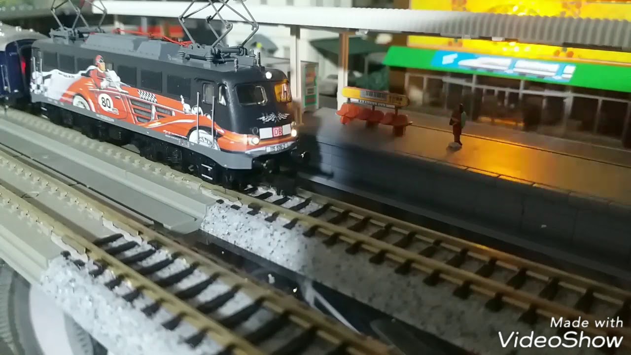 Fleischmann 733876 DB 115 509-2 TRAIN N DCC SOUND class 115 in special 80 years of auot train livery