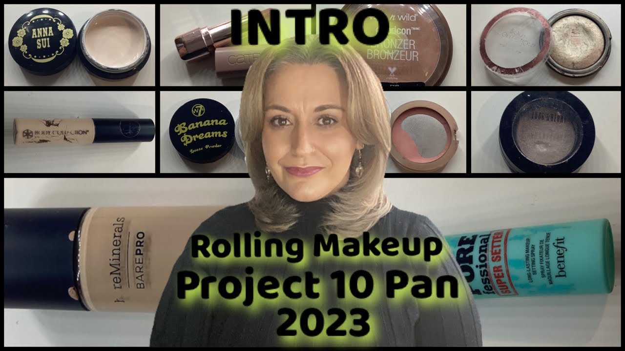 Rolling Project 10 Pan Intro 2023 / A Year Long Makeup Panning Project