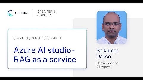 Azure AI studio - RAG as a service