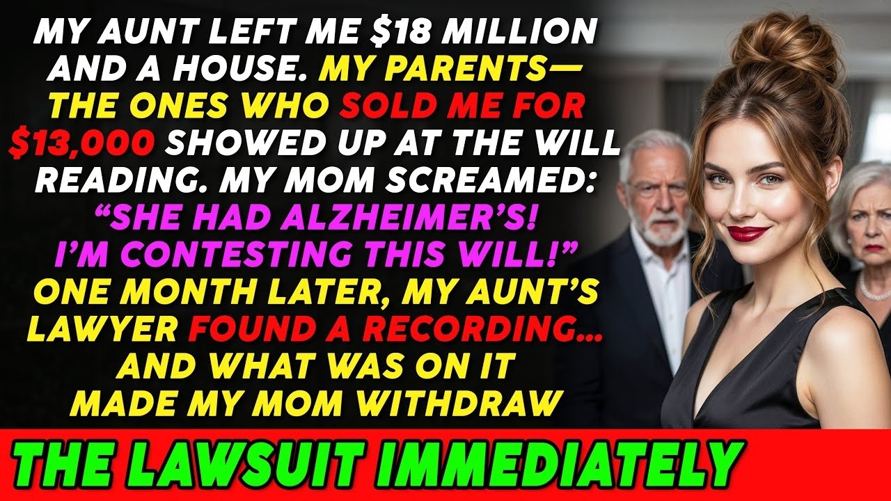 My Parents Tried To Sue To Have The Will Declared Invalid After I Inherited $18 Million From My Aunt
