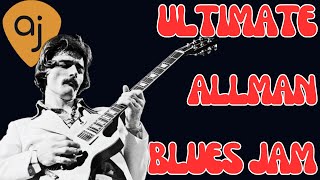 ULTIMATE Heavy Allman Blues Jam Track in A Dorian (97 BPM)